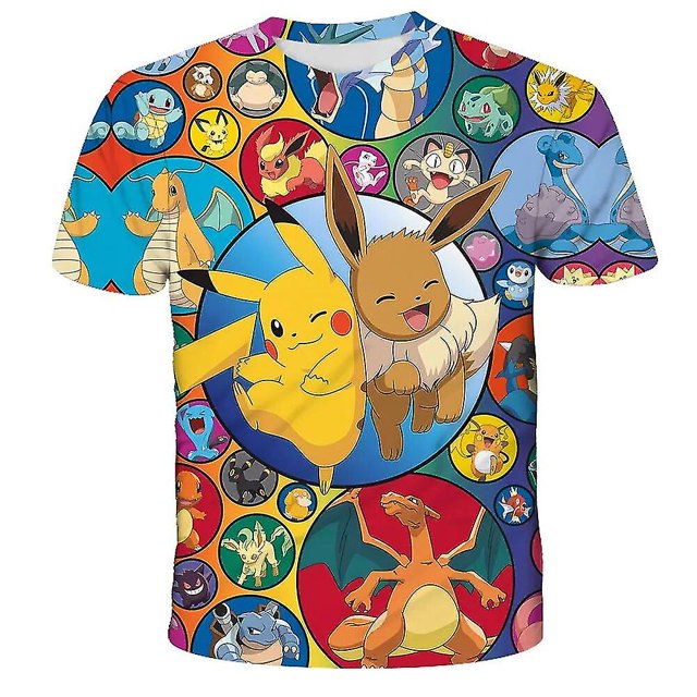 Camisetas para niños, camiseta de Dragon Ball Z, camisetas de Anime, camisetas de dibujos animados de Goku, ropa para niños, camisetas de manga corta de verano 2024