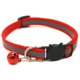 thumbnail image 1 of Suministros para mascotas Collar de parche reflectante Hebilla de liberación Ajuste de camp Irfora Rojo,Nylon, 1 of 6