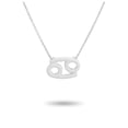 thumbnail image 5 of Guardurnaity Ins doce signos del zodiaco constelaciones tema amistad collar Ins personalidad colgante accesorio de moda cáncer plata Type2 NO2 Guardurnaity CBP216064, 5 of 5