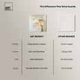 thumbnail image 6 of Sands of Solitude I Canvas Minimal Abstracts by Art Remedy, Gallery Wrapped, 40" x 40", 6 of 7