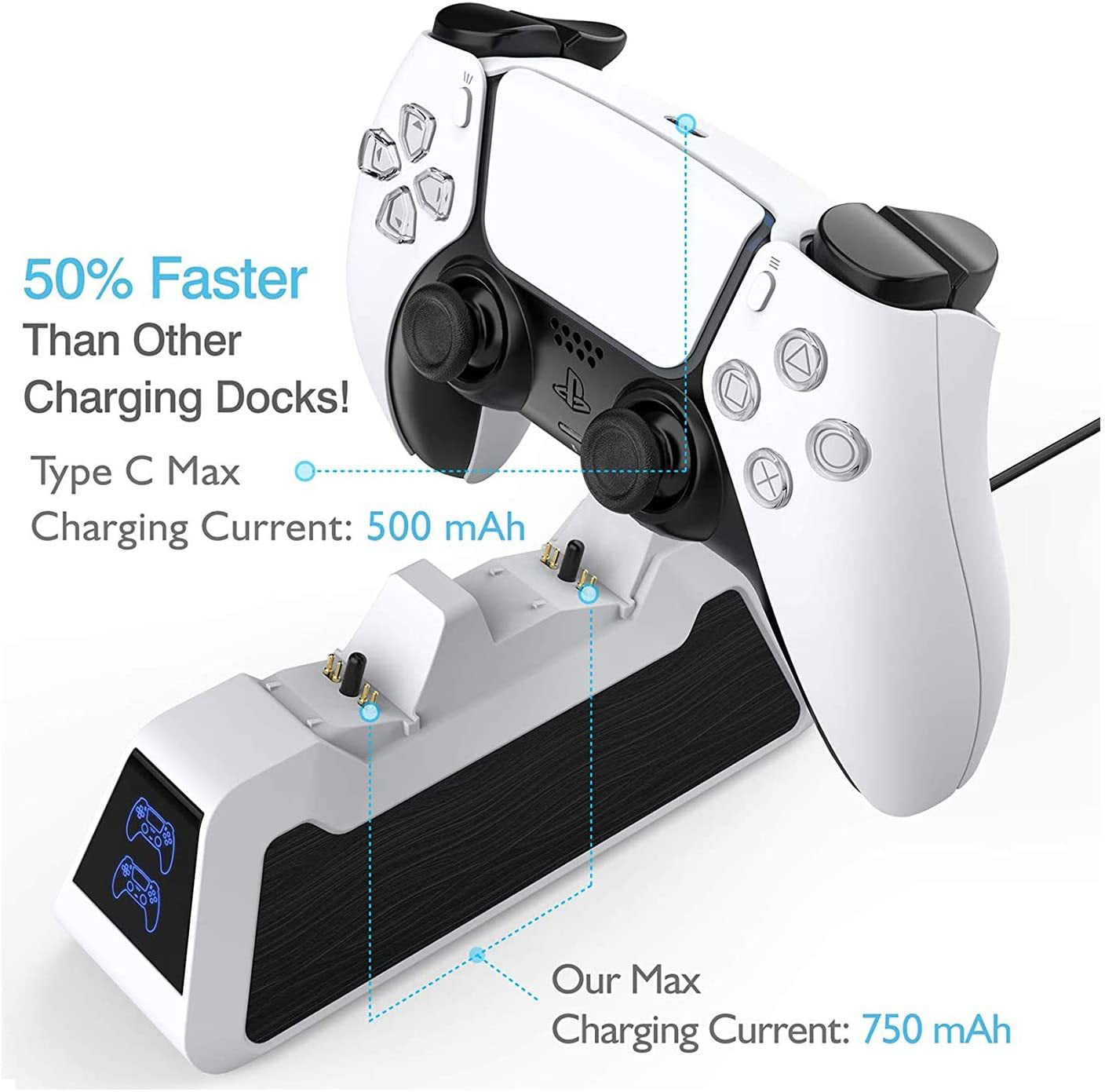 ⚡️PS5 DualSense Controller Charging Station⚡️Fast Shipping And Trusted Seller ✅ 