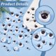thumbnail image 4 of 24 pares de ojos de seguridad 3D de 6 tamaños con pestañas para amigurumi, ojos para manualidades, ojos semicirculares para marionetas, ojos de plástico para ganchillo., 4 of 9