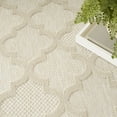 thumbnail image 3 of Nourison Easy Care Indoor/Outdoor Cream 5' x 7' Area Rug (5x7), 3 of 9