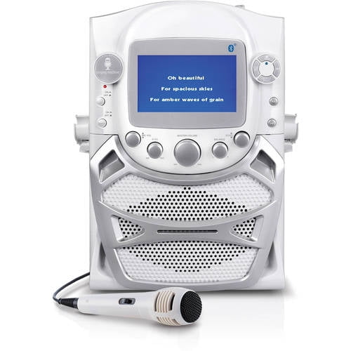 Singing Machine CD+G Karaoke Bluetooth System with BuiltIn 5" Color