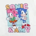 thumbnail image 4 of Sonic The Hedgehog Girls' Amy Rose And Sonic Youth Video Game T-Shirt, 4 of 5