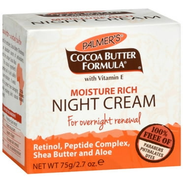 Palmer's Cocoa Butter Formula Moisture Rich Night Cream, 2.70 oz (Pack of 6)