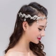 thumbnail image 3 of Diadema de Cadena para frente Yotijar Vintage para bodas, 3 of 8