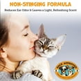 thumbnail image 2 of Pack Approved Cat & Dog Ear Cleaning Solution - Helps Remove Wax, Debris, and Dirt - Non-Stinging, Non-Burning Daily Use Formula - Cat & Dog Ear Wash for Itchy Ears - Cucumber Melon Scent (8oz), 2 of 7
