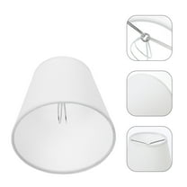 Raindrops White Rectangular Fabric Lamp Shade Light Cover Replacement 1 Piece for Table Floor Lamps