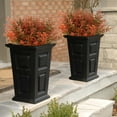 thumbnail image 4 of RECUTMS 8 Bundles Artificial Fall Flowers Faux Autumn Plants, Fake Indoor Outdoor Greenery Decorations for Wedding Party Home Garden Fireplace Decor (Eucalyptus Fall), 4 of 8