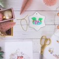 thumbnail image 6 of 3drose, Cute Hippo Mom and Baby Playing in Water, 3 inch Snowflake Porcelain Ornament, 6 of 7