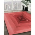 thumbnail image 2 of Ahgly Company Indoor Rectangle Patterned Ferrari Red Area Rugs, 8' x 10', 2 of 6
