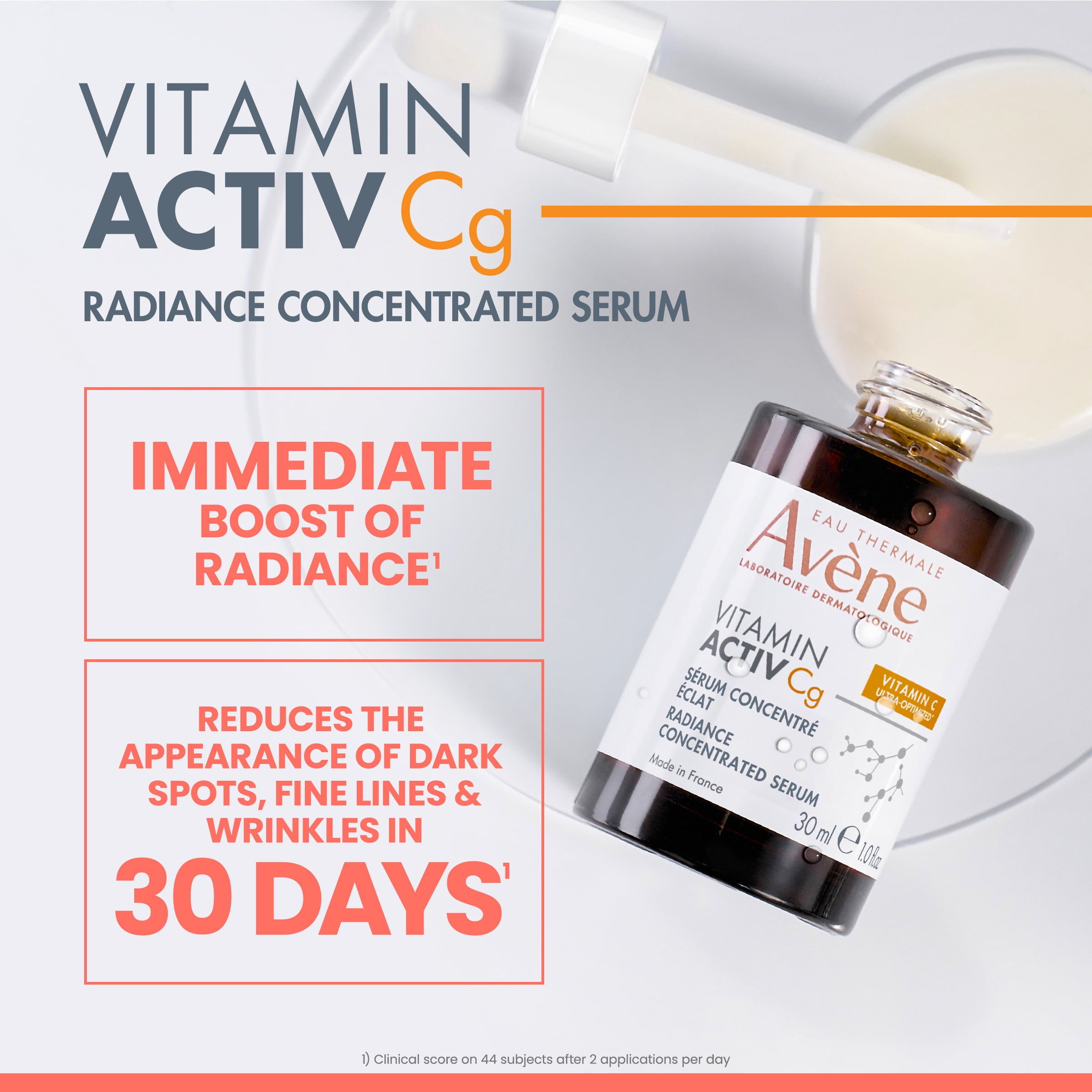 Avene Vitamin Activ Cg Radiance Concentrated Serum, 1 fl oz