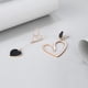 thumbnail image 3 of BRIGHTFUFU 1 par de la moda Pendientes del corazón Pendientes de oído Mujeres Pendiente Joyería Ornamentos Oído, 3 of 7