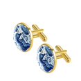 thumbnail image 2 of Sea Horse Stylish Dress Shirt Cufflinks Made of Stainless Steel, for Formal Attire and Special Events, Silver Jewelry Cufflink Set, 2 of 6
