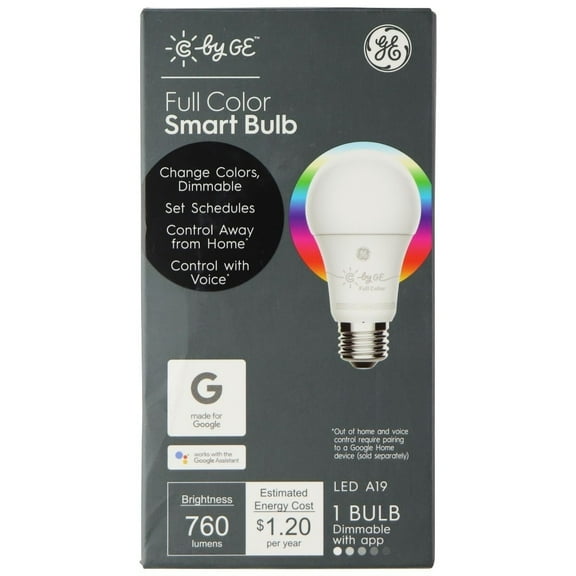 C by GE C Series General Electric Smart Bulb (1-Pack) 60W - Full Color