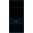 thumbnail image 5 of Mulberry Open 1 Sectional Modern Armoire Wardrobe Closet with 2 Drawers, 5 of 12