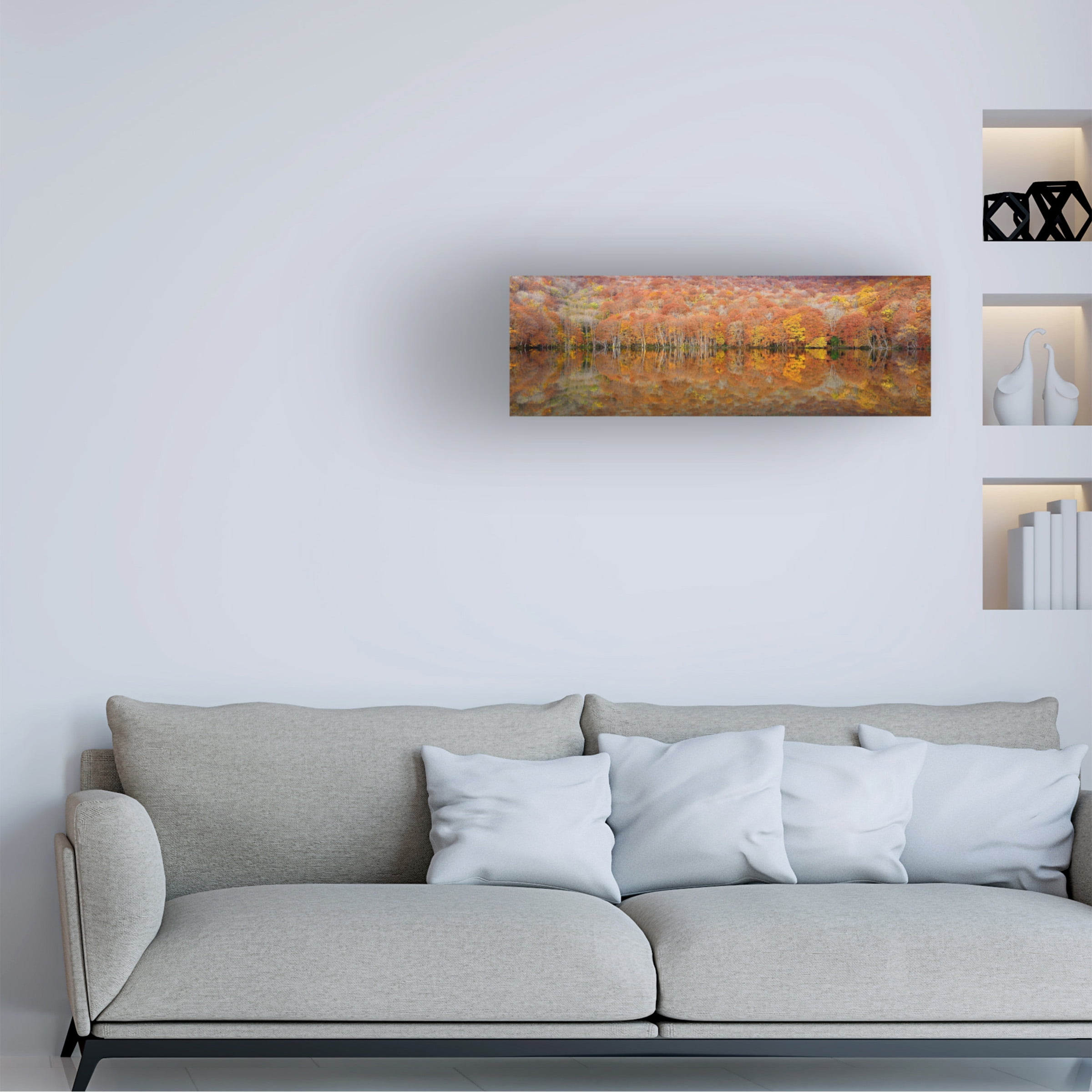 Sho Shibata 'Glowing Autumn' Canvas Art