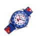 thumbnail image 3 of Qarigey Camión de bomberos de dibujos animados en 3D, correa de PVC, reloj para niños y niñas, reloj de resistente al agua, regalo Relojes, 3 of 6