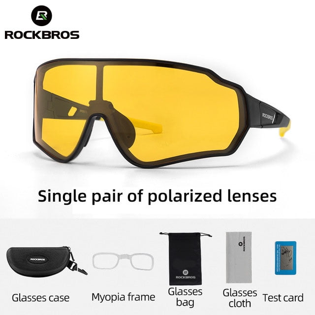 ROCKBROS Polarized Cycling Sports Full Frame SunGlasses Goggles Eyewear UV400
