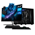 thumbnail image 1 of Computadora Escritorio Completa Xtreme PC Gaming Intel Core i3 12100 16GB SSD 500GB Monitor 24.5 100Hz WIFI Black juegos casuales, trabajo y estudio, 1 of 6