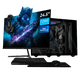 thumbnail image 1 of Computadora Escritorio Completa Xtreme PC Gaming Intel Core i3 12100 16GB SSD 500GB Monitor 24.5 100Hz WIFI Black juegos casuales, trabajo y estudio, 1 of 6