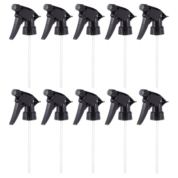 SKISUNO 10pcs Trigger Spray Heads: Replacement Bottle Spray Nozzles Parts - Misting Bottle Nozzle Spare For Gardening And Household Use