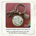 thumbnail image 4 of Grandpa Gutsy Goodness Bronze Keychain Dad From Daughter Best Part Kids Have Gift From Grandchildren, 4 of 8