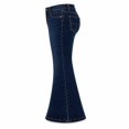 thumbnail image 3 of Jeans Simply Basic para Niña, Acampanado Color Azul medio Talla 14, 3 of 4