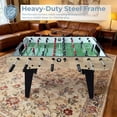 thumbnail image 5 of 48 Inch Foosball Table, Indoor Soccer Game Table with Steel Rods, Ergonomic Handles, Scorekeepers, 2 Balls, Wood Finish, 5 of 5