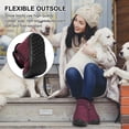 thumbnail image 6 of Ecetana Snow Boots for Women Waterproof Warm Ankle Boots Non‑Slip Lightweight Outdoor Winter Boots with Side Zipper, 6 of 7