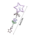 thumbnail image 5 of Yokua Cute 90s Aesthetic Metal Star Hairpin for Woman Cute Bangs Ponytail Hair Clip, 5 of 12