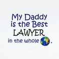 thumbnail image 2 of CafePress - Best Lawyer In The World (Daddy) Infant Bodysuit - Baby Light Bodysuit, Size Newborn - 24 Months, 2 of 4