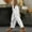 32-Light Gray, variant on Wide Leg Pants Woman Womens Linen Pants High Waisted Elastic Drawstring Lounge Trousers Beach Palazzo Pants with Pockets 33-Pink XXL