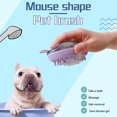thumbnail image 4 of AYktou Silicone Dog Bath Brush, Filling Liquid Tank Pet Massage Brush Hand-Fitted Shampoo Brush Foaming Scrubber Brush, Short-Haired Puppy Cats & Dogs Shower Brush Cats Floating Bristle Brush, Blue, 4 of 5