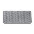 thumbnail image 1 of Abstract Computer Mouse Pad, Continuous Semi Circles in Greyscale Tones Squama Style, Rectangle Non-Slip Rubber Mousepad X-Large, 35" x 15" Gaming Size, Pale Taupe Dark Grey, by Ambesonne, 1 of 2