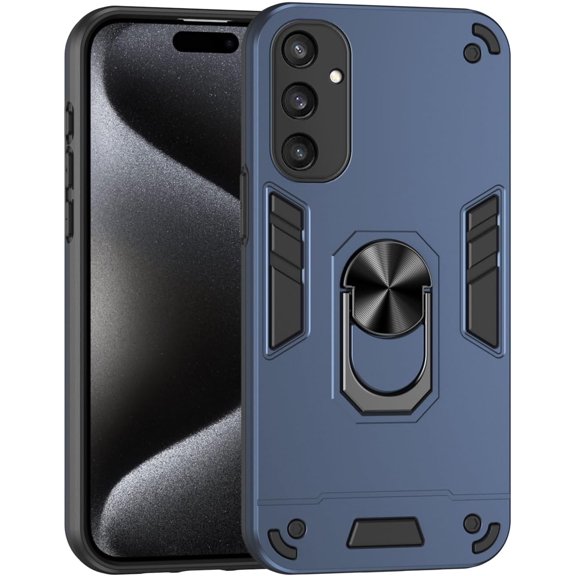 MYKOMI Case Compatible with Samsung Galaxy S25 Phone Case with Kickstand & Shockproof Military Grade Drop Proof Protection Rugged Protective Cover PC Matte Textured Sturdy Bumper Cases Phone Back
