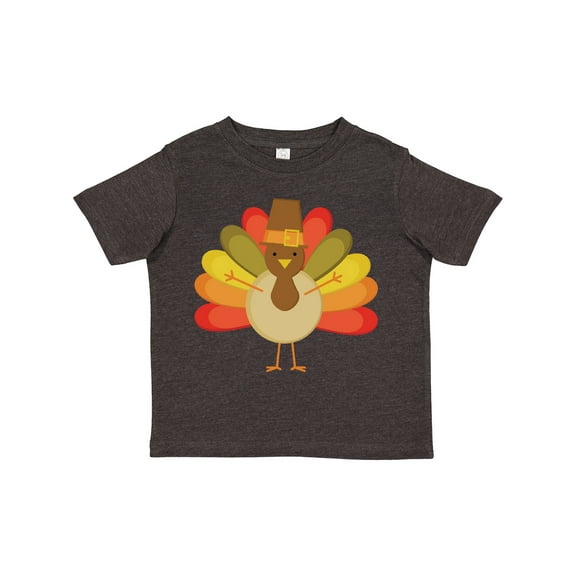 Inktastic Thanksgiving Pilgrim Turkey Holiday Boys or Girls Toddler T-Shirt