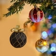 thumbnail image 6 of CuiLiyq Black Christmas Tree Ornament, Foam Sparkling Christmas Ornament Ball, For Home Holiday Wedding Party Decoration, 6 of 7