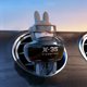 thumbnail image 4 of Puntoco Punk Rabbit Airship Carfragrance Cartoonairoutlet Aromaterapia Pequeño Ventilador Decoración Accesorios Perfume Coche Ambientador Coche, 4 of 5