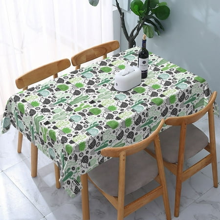 

Tablecloth Faery Hedgehog Table Cloth For Rectangle Tables Waterproof Resistant Picnic Table Covers For Kitchen Dining/Party(54x72in)