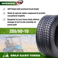 thumbnail image 2 of Carrito de golf WANDA 205/50-10, ATV, 4 capas, 205 x 50 x 10, juego de 4, 2 of 6
