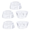 thumbnail image 1 of 5pcs Patas de Goma Antideslizantes para Mesa Escritorio D27x21xH12mm, 1 of 7