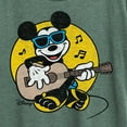 thumbnail image 3 of Disney - Mickey & Friends - Mickey Singing & Playing the Guitar - Flipflops & Sunglasses - Women's Short Sleeve Graphic T-Shirt, 3 of 5