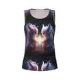 thumbnail image 4 of Lsque Fox Couple Printed Workout Tank Tops for Women, Athletic Sports Tank Tops, Compression Sleeveless Dry Fit Shirts,Sleeveless Yoga Shirt-X-Large, 4 of 9