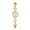 Gold, variant on Women’s Four Leaf Clover Bracelet Watch, Dainty Small Face Quartz Watch for Women, Rhinestone Jewelry Dress Watch, Gold Silver Waterproof Ladies Wrist Watch Gift for Women