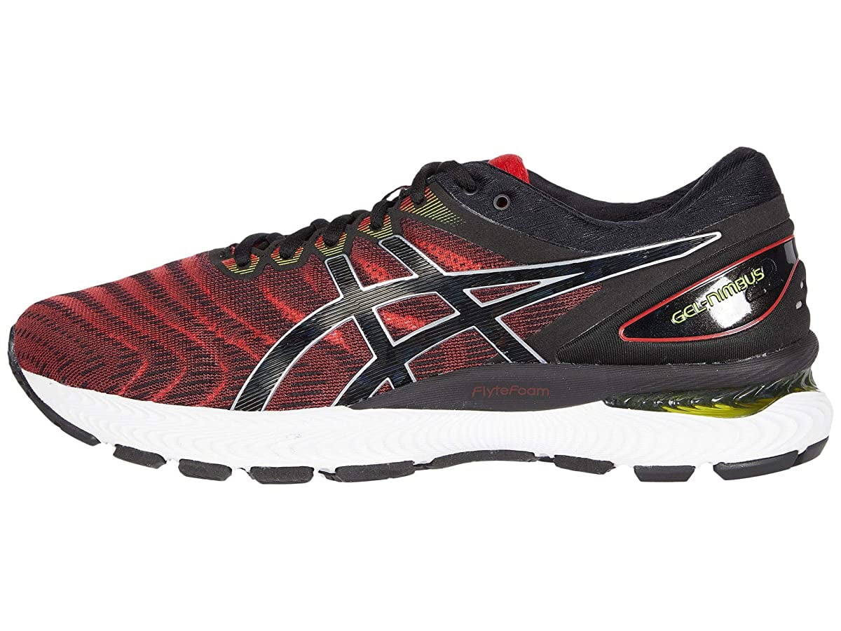 asics gel nimbus 22 red black