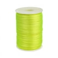 thumbnail image 1 of Nvzi Cordón de satén de nailon trenzado para hacer abalorios, hilo para hacer nudos chinos, macramé, pulseras, collares y joyas, 2,5 mm, amarillo claro, 1 of 5
