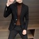 thumbnail image 4 of Abrigos masculinos de color sólido de moda, oferta barata e informal, nuevas ofertas, chaquetas blazers Joker para hombre, ropa de moda 2024, estética y elegante, 4 of 5