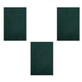 thumbnail image 1 of Furnish My Place Modern Plush Solid Forest Green Color Rug - Pets and Kids Friendly Rug, Indoor/Outdoor Mat, Area Rugs Great for Kids, Pets, Living Room, Made in USA, 2' x 4' Rectangle - Set of 3, 1 of 10